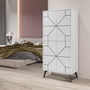 Hanah Home Armario multiusos Dune - Blanco